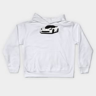 Z06 WHITE Kids Hoodie